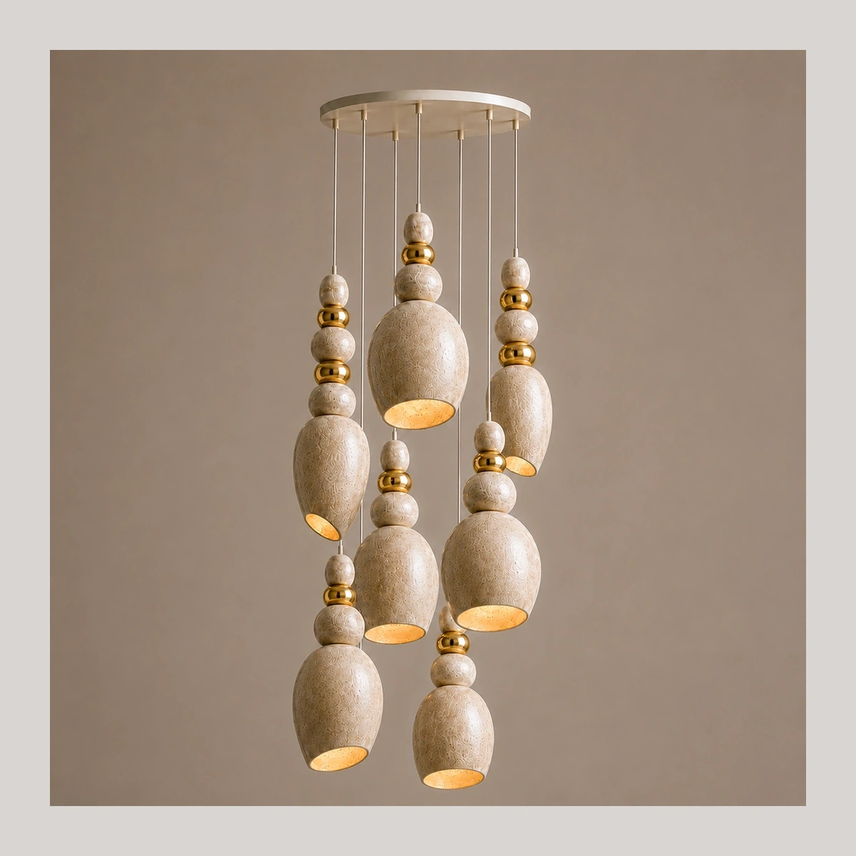 NACRE 7 — imagem isolada da coleção Illumus Lighting — REF. IL.CL.010.09