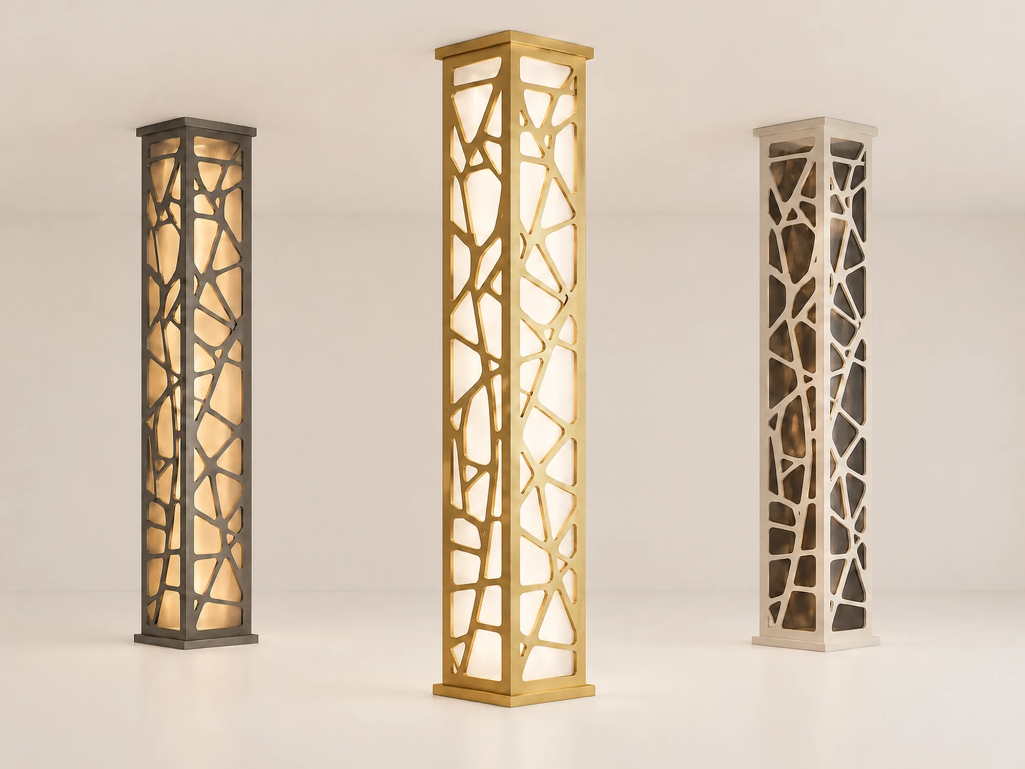 LOTUS divisória luminosa decorativa Illumus Lighting pormenor de produto