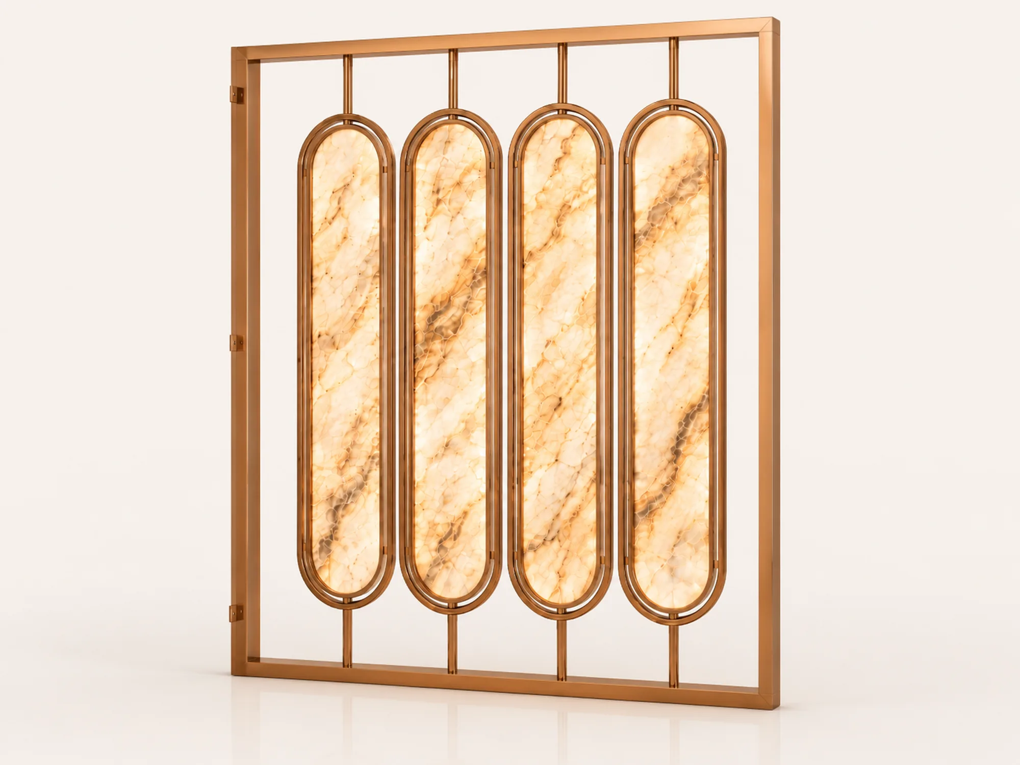 MARMOR divisória luminosa decorativa Illumus Lighting pormenor de produto