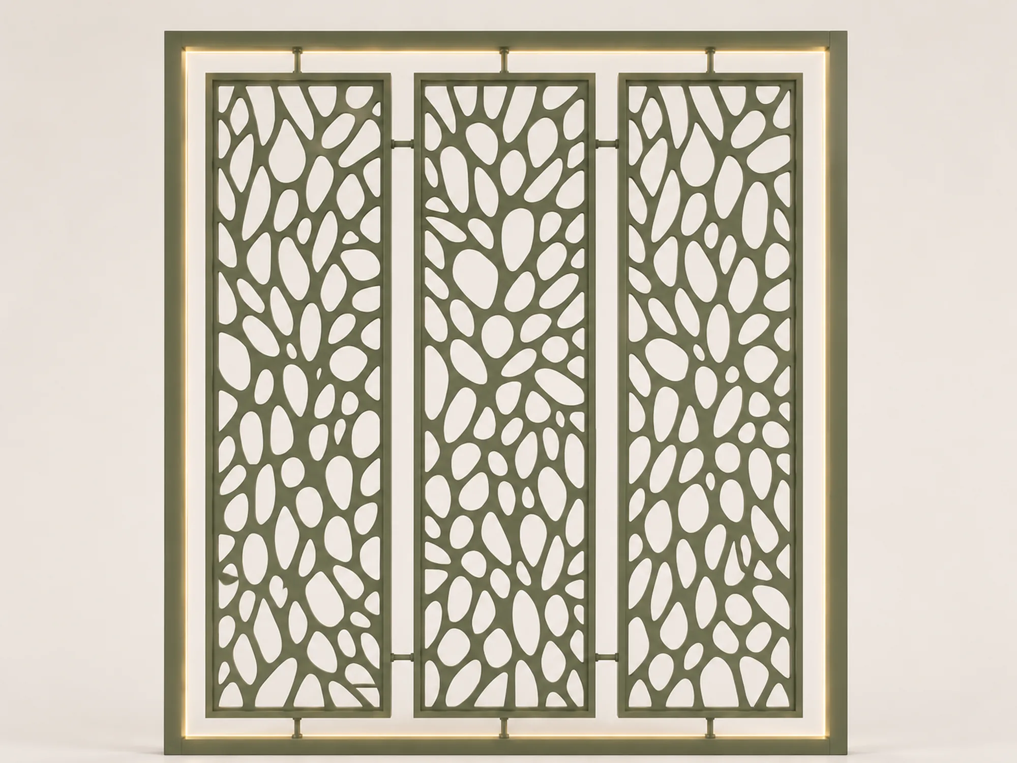 PHYSIS divisória luminosa decorativa Illumus Lighting pormenor de produto