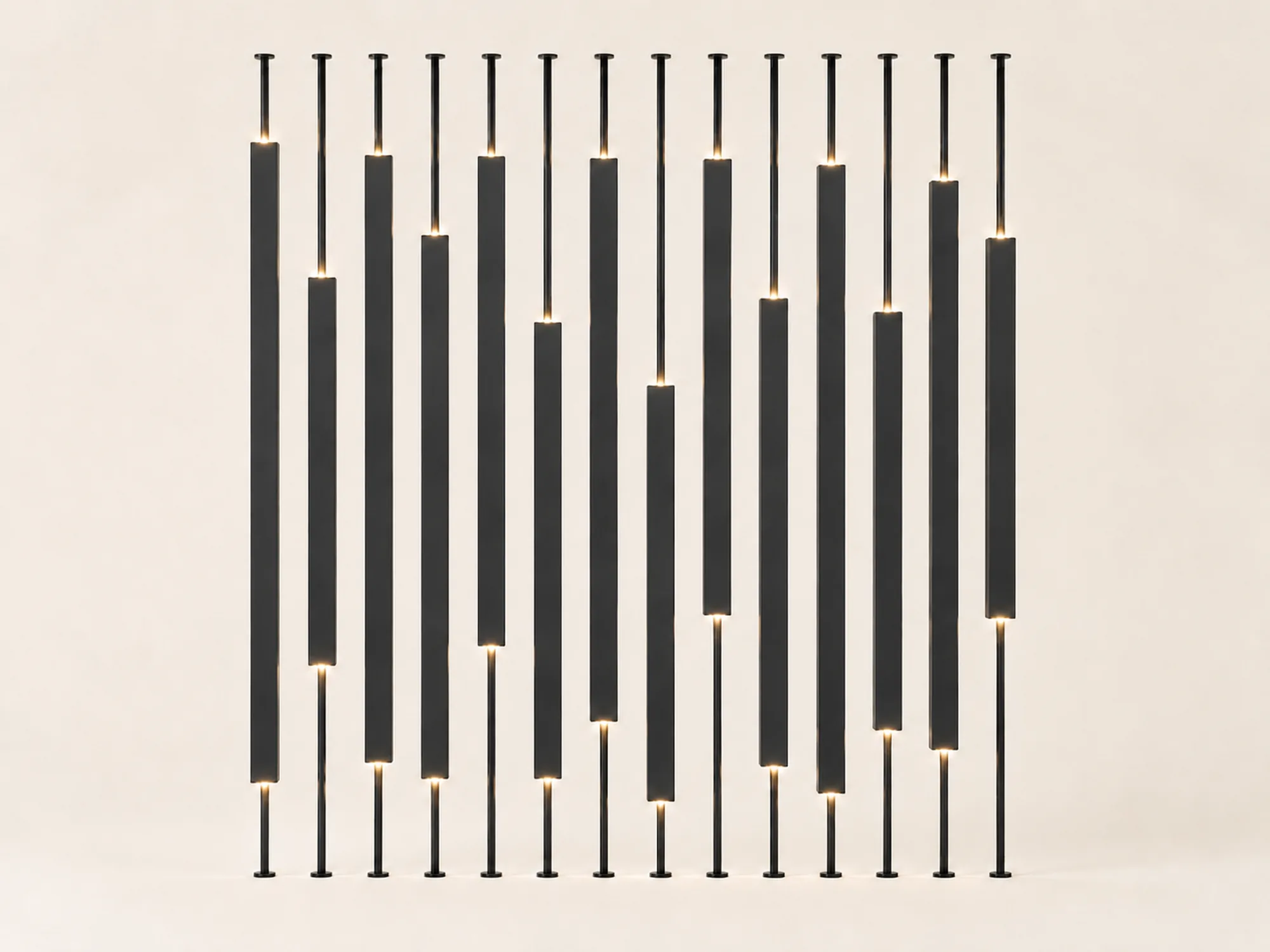 STOA divisória luminosa decorativa Illumus Lighting pormenor de produto