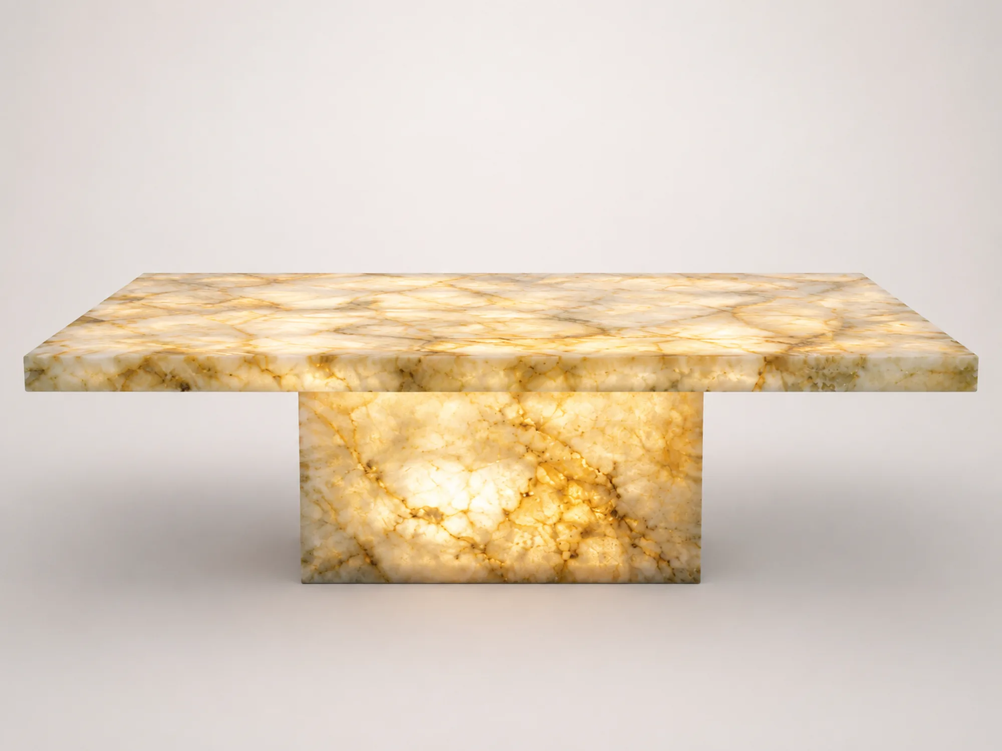 Kratos mesa Illumus Lighting pormenor de produto