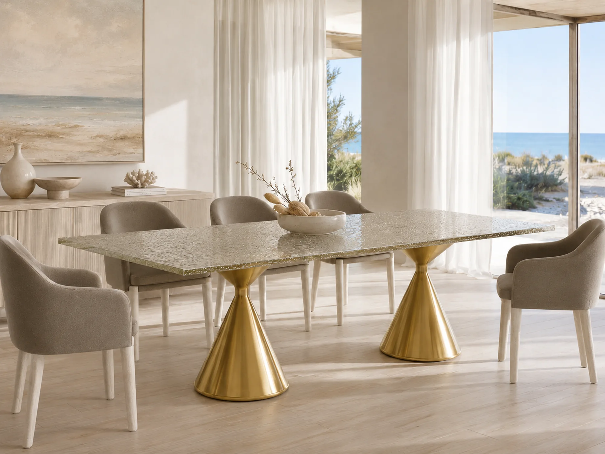 Mood mesa Illumus Lighting em ambiente premium