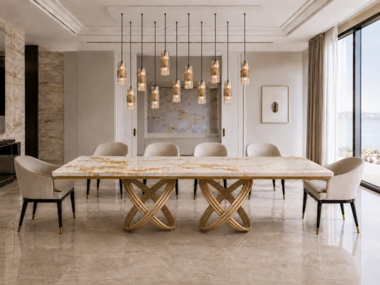 Stefan mesa Illumus Lighting em ambiente premium