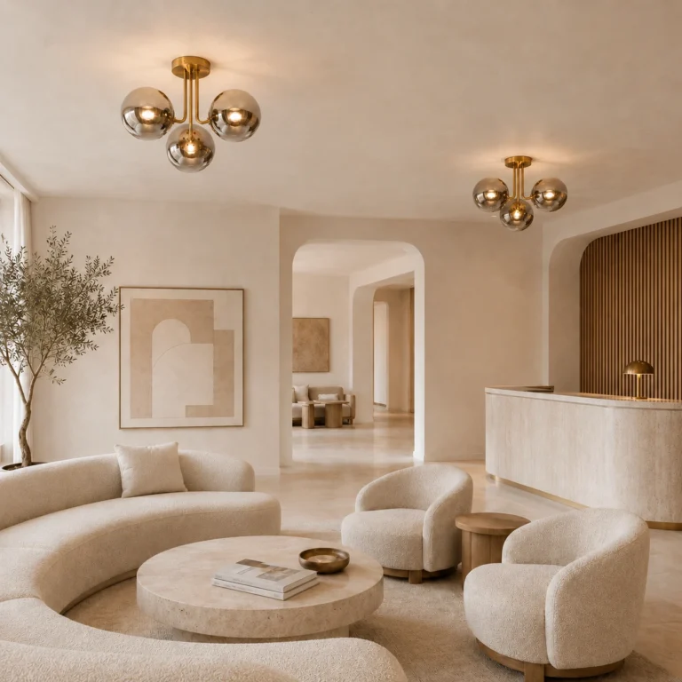 AERIS plafon aplicado em lounge hospitality premium